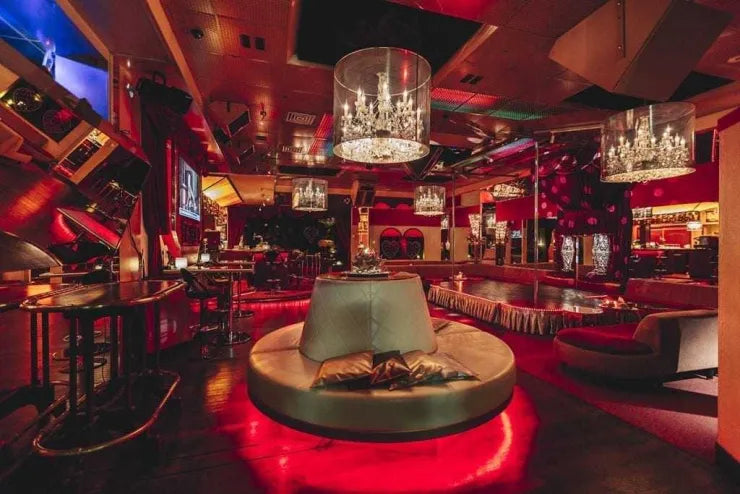 Interieur van parenclub Club Paradise Amsterdam