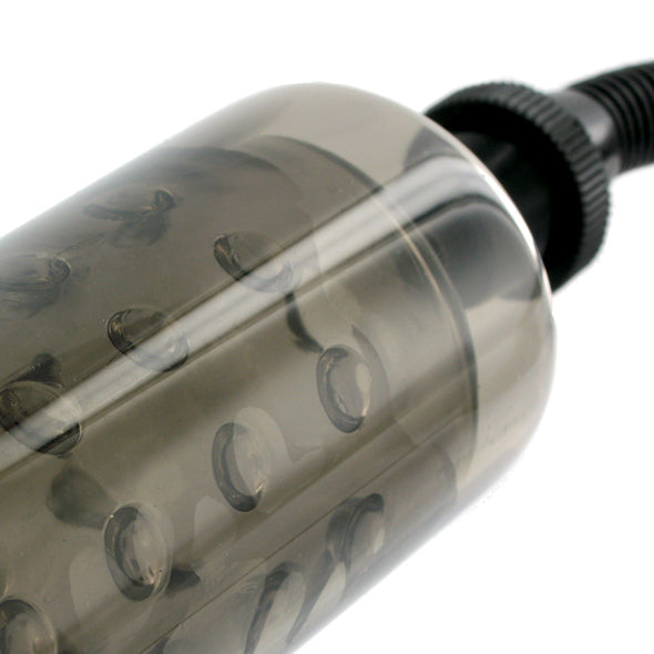 Erectiepomp cilinder binnenzijde met genopte sleeve voor extra stimulatie