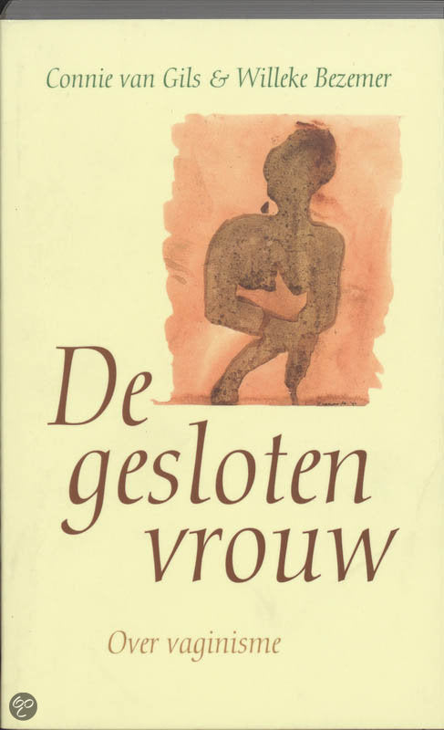 Zijaanzicht van het informatieve boek De gesloten vrouw met duidelijk zichtbare rugkant