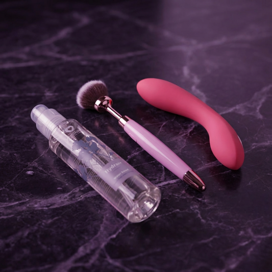 Zijaanzicht van het Gentle Sensations Kit met zichtbare textuurdetails en ergonomische vormgeving