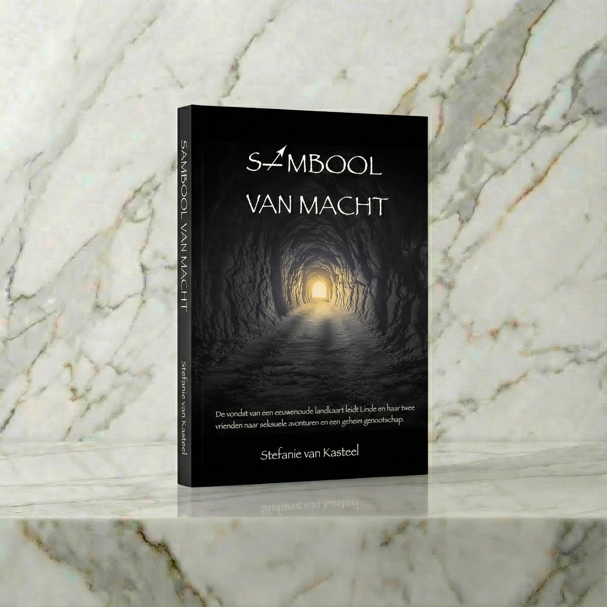 Symbool van Macht erotische thriller roman cover van Stefanie van Kasteel bij De Paarse Keizerin