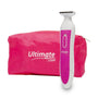 Allround scheerapparaat voor dames in wit-roze met opbergetui van Ultimate Personal Shaver