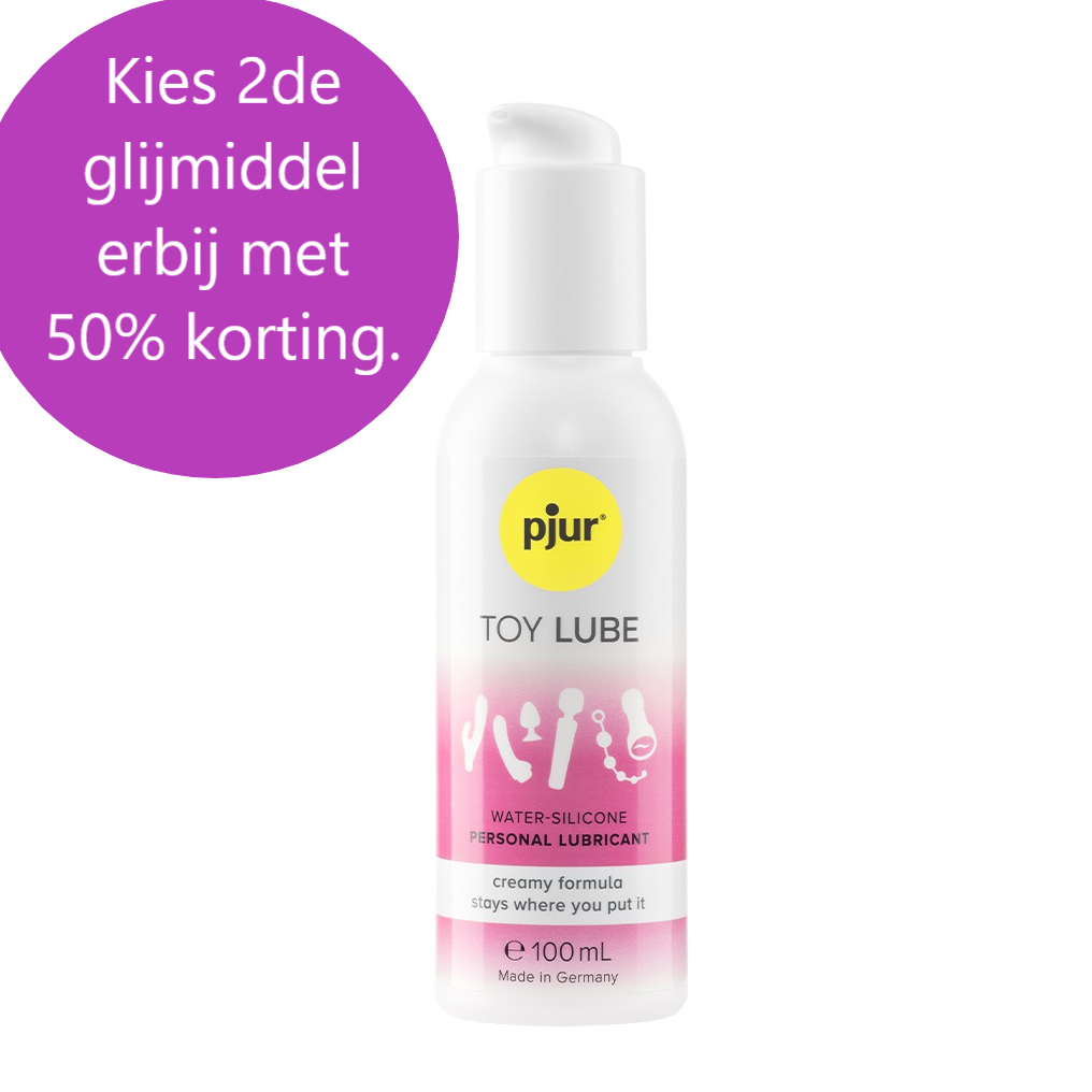 pjur Toy Lube 100 ml met paarse actieballon: kies 2de glijmiddel erbij met 50% korting
