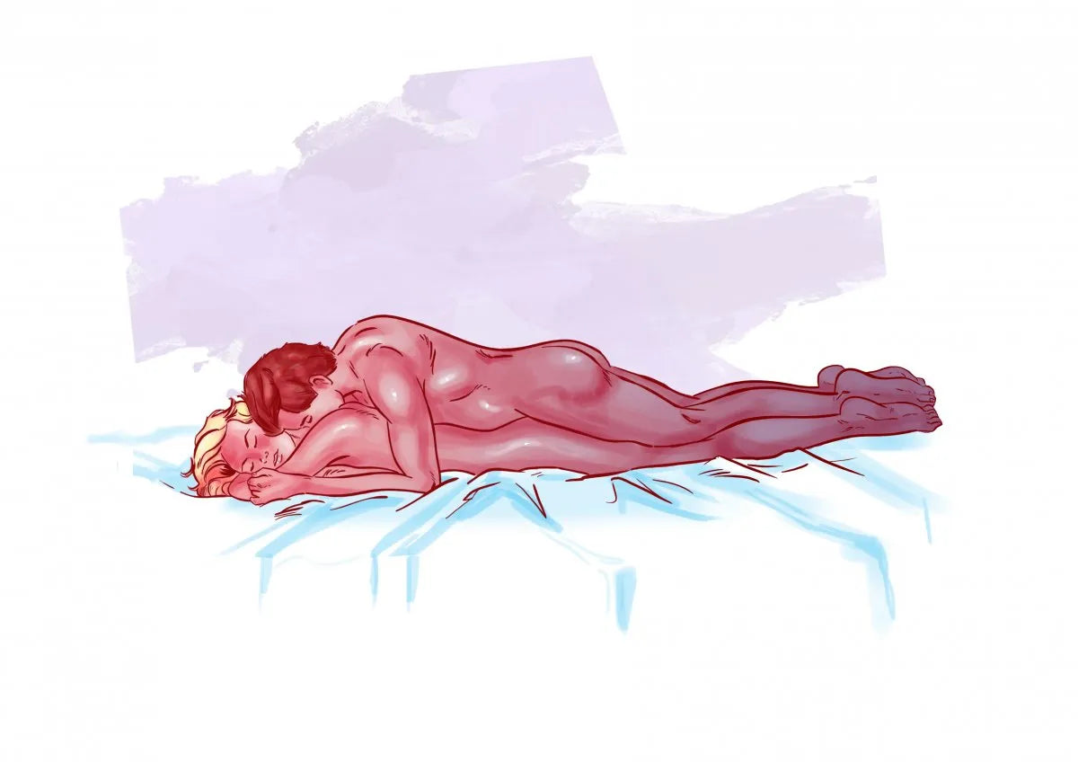 Illustratie bij artikel over seks standje man grote penis bij De Paarse Keizerin voor tips