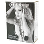 Verpakking Sex & Mischief Feathered Nipple Clamps met model op zwarte doos